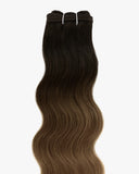 Coleta/Cortina de Fibra Dollhouse Chocolate Ondulada – 26” 200 g (Sintética, Heat-Friendly)