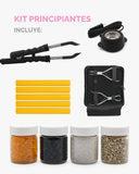 Kit Profesional 8-en-1 Fusión de Queratina + Microlinks (Olla, Plancha, Pinzas, Anillos, Microchips, Barras y Cápsulas)