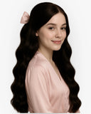 Extensiones Clip-In Espresso Charm Bio Highlight – 4 Piezas, 24", 220 g (Fibra Resistente al Calor)