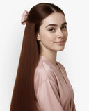 Extensiones Clip-In Chocolate Sugar Bio Highlight – 4 Piezas, 24", 220 g (Fibra Resistente al Calor)