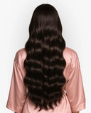 Extensiones Clip-In Espresso Charm Bio Highlight – 4 Piezas, 24", 220 g (Fibra Resistente al Calor)