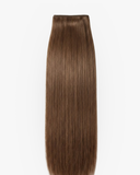 Cortina de Cabello 100% Humano Premium – Castaño Claro – 100 g