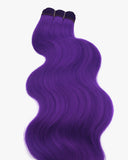 Coleta/Cortina de Fibra Dollhouse Violet Ondulada – 26” 200 g (Sintética, Heat-Friendly)