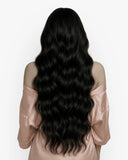 Coleta/Cortina de Fibra Black Velvet Ondulada – 26” 200 g (Sintética, Heat-Friendly)