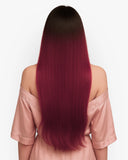 Coleta/Cortina de Cherry Dark Lacia – 32” 200 g (Sintética, Heat-Friendly)