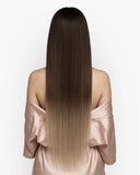 Coleta/Cortina de Fibra Milkygray Lacia – 32” 200 g (Sintética, Heat-Friendly)