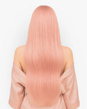 Coleta/Cortina de Fibra Dolce Pink Lacia – 32” 200 g (Sintética, Heat-Friendly)