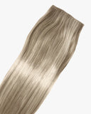 Extensiones Clip-In Vanilla Champagne Glow Highlight – 4 Piezas, 24", 220 g (Fibra Resistente al Calor)