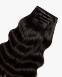 Extensiones Clip-In Espresso Charm Bio Highlight – 4 Piezas, 24", 220 g (Fibra Resistente al Calor)
