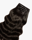 Extensiones Clip-In Espresso Charm Bio Highlight – 4 Piezas, 24", 220 g (Fibra Resistente al Calor)