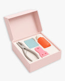 Kit 4-en-1 para extensiones: Super Tape, Removedor 300 ml, Alicate y Raspador
