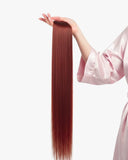 Cortina de Cabello 100% Humano de 100g “Luxury Blindado” – Cobrizo