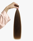 Cabello 100% Humanon Chocolate Encapsulado con Queratina – 100 g