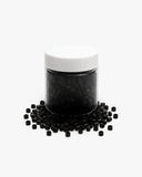 Microchips negros 6×3 mm con silicona interna para extensiones microlinks