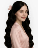 Extensiones Clip-In Espresso Charm Bio Highlight – 4 Piezas, 24", 220 g (Fibra Resistente al Calor)