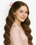 Extensiones Clip-In Mocha Rose Bio Highlight – 4 Piezas, 24", 220 g (Fibra Resistente al Calor)