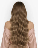 Extensiones Clip-In Golden Bow Bio Highlight – 4 Piezas, 24", 220 g (Fibra Resistente al Calor)