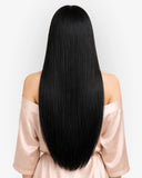 Extensiones Clip-In Negro Natural Lacias - 5 Piezas, 26", 300g (Fibra Resistente al Calor)