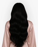 Extensiones Clip-In Black Velvet Bio Highlight – 4 Piezas, 24", 220 g (Fibra Resistente al Calor)