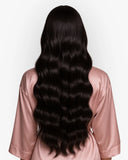 Extensiones Clip-In Espresso Charm Bio Highlight – 4 Piezas, 24", 220 g (Fibra Resistente al Calor)