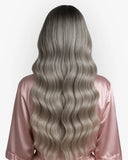 Extensiones Clip-In Moonlight Glow Bio Highlight – 4 Piezas, 24", 220 g (Fibra Resistente al Calor)