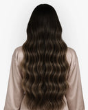 Extensiones Clip-In Toffe Bow Bio Highlight – 4 Piezas, 24", 220 g (Fibra Resistente al Calor)