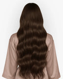 Extensiones Clip-In Chestnut Bloom Bio Highlight – 4 Piezas, 24", 220 g (Fibra Resistente al Calor)