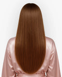 Extensiones Clip-In Mocha Shine Bio Highlight – 4 Piezas, 24", 220 g (Fibra Resistente al Calor)