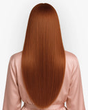 Extensiones Clip-In Sunset Flame Bio Highlight – 4 Piezas, 24", 220 g (Fibra Resistente al Calor)