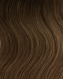 Coleta/Cortina de Fibra Dollhouse Chocolate Ondulada – 26” 200 g (Sintética, Heat-Friendly)