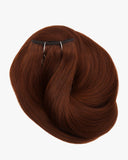 Coleta/Cortina de Fibra Brown Flaming Lacia – 32” 200 g (Sintética, Heat-Friendly)