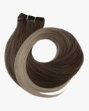 Coleta/Cortina de Fibra Milkygray Lacia – 32” 200 g (Sintética, Heat-Friendly)