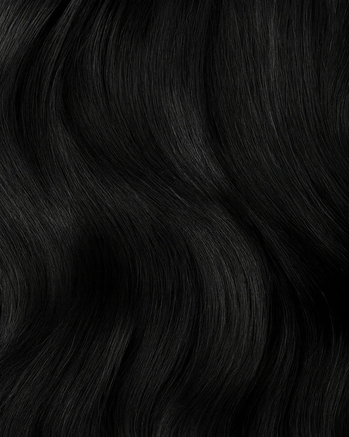 Extensiones Clip-In Black Velvet Bio Highlight – 4 Piezas, 220 g (Fibra Resistente al Calor)