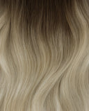 Extensiones Clip-In Dollhouse Blonde Bio Highlight – 4 Piezas, 24", 220 g (Fibra Resistente al Calor)