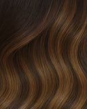 Extensiones Clip-In Caramel Lace Bio Highlight – 4 Piezas, 24", 220 g (Fibra Resistente al Calor)