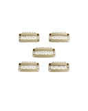 Clips para Extensiones de Cabello – 5 Piezas (2.8 × 1.3 cm, Con Silicona)