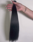 Cabello 100% Humano Negro #1 Encapsulado con Queratina – 100 g