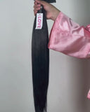Extensiones Clip-In Negro Natural Lacias - 5 Piezas, 26", 300g (Fibra Resistente al Calor)