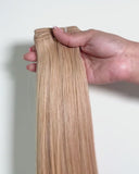 Cortina de Cabello 100% Humano Premium – Rubio Medio Dorado – 100 g